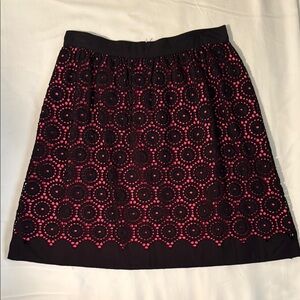 Venini Black and Pink Mini Skirt